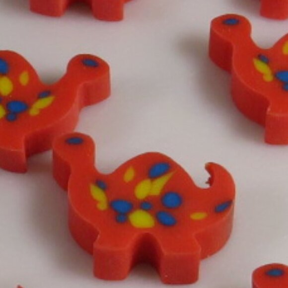 Easter Egg Filler: Small Dinosaur Erasers (24 items) Dinosaurs (they stand up) - Picture 2 of 9